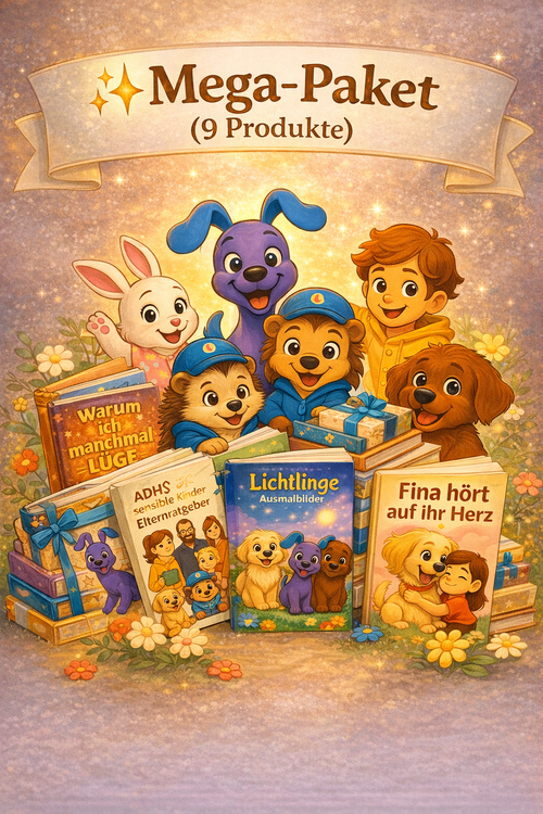 🌟 Das Mega-Paket – 9 liebevolle PDFs für Kinder & Eltern